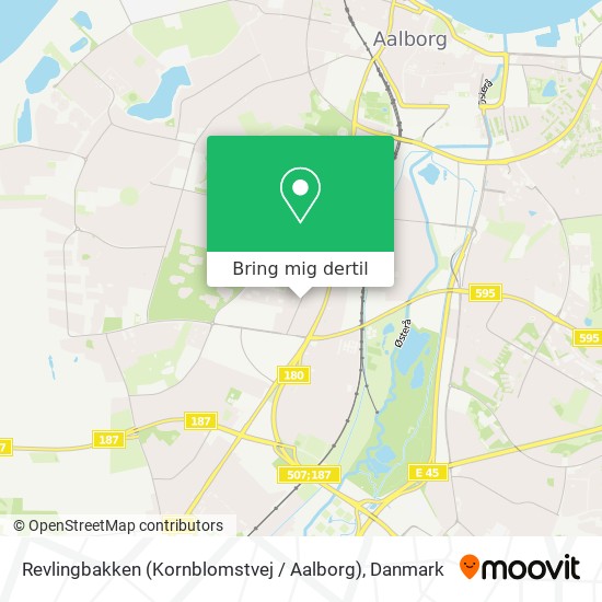 Revlingbakken (Kornblomstvej / Aalborg) kort