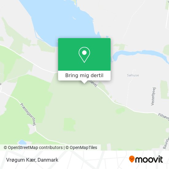 Vrøgum Kær kort
