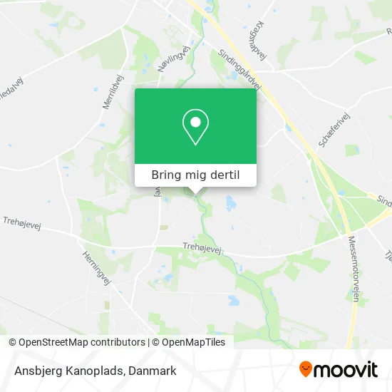 Ansbjerg Kanoplads kort