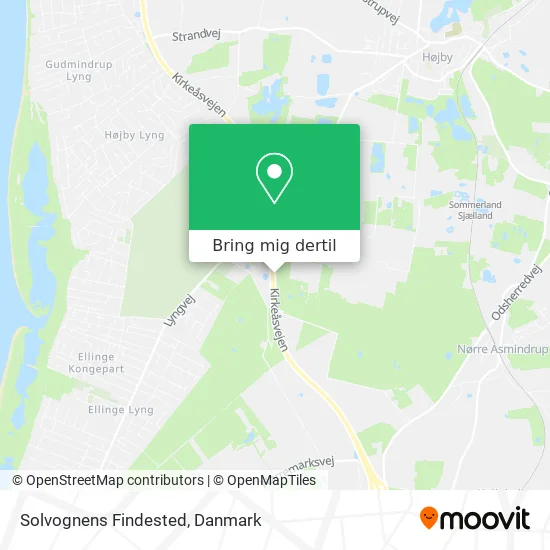 Solvognens Findested kort