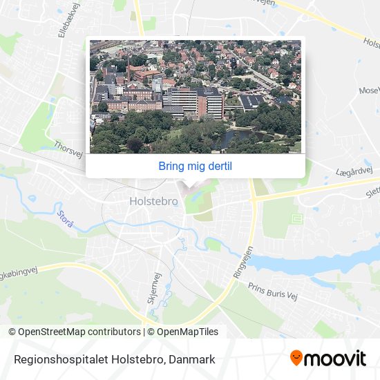 Regionshospitalet Holstebro kort