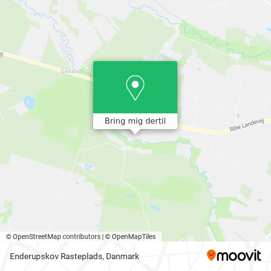 Enderupskov Rasteplads kort