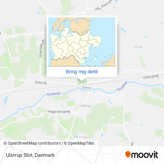 Ulstrup Slot kort