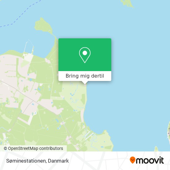 Søminestationen kort