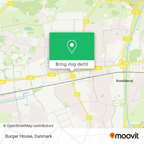 Burger House kort