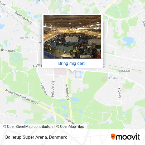 Ballerup Super Arena kort