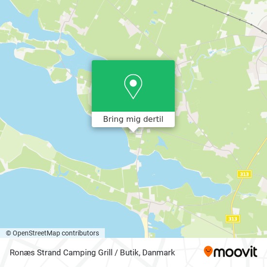 Ronæs Strand Camping Grill / Butik kort