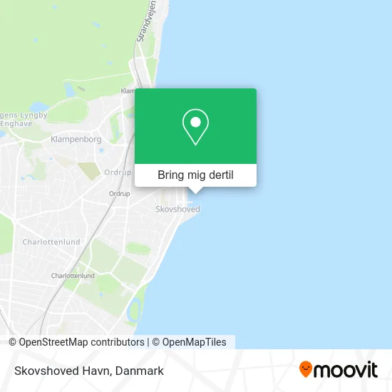 Skovshoved Havn kort