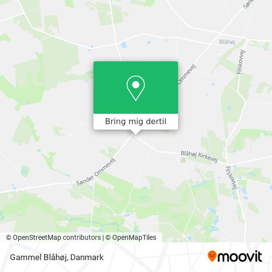 Gammel Blåhøj kort