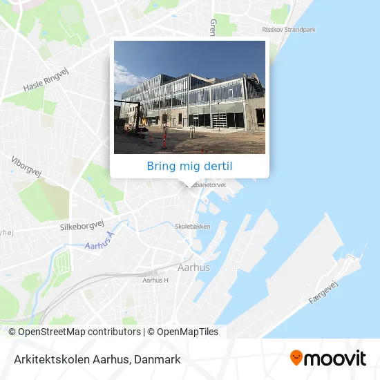 Arkitektskolen Aarhus kort