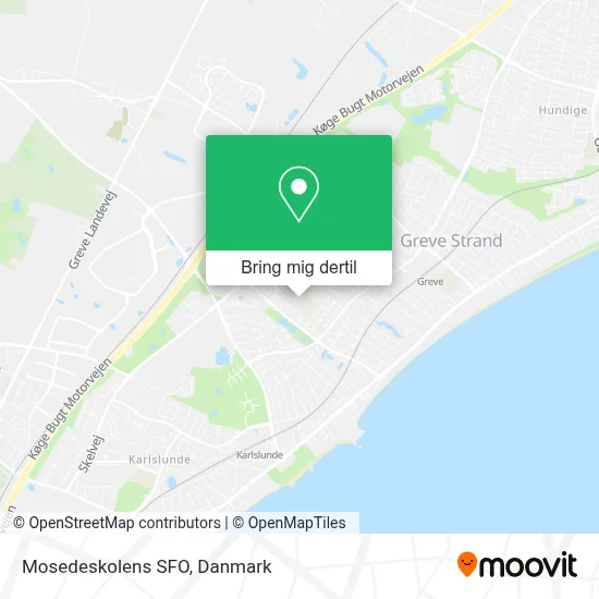 Mosedeskolens SFO kort