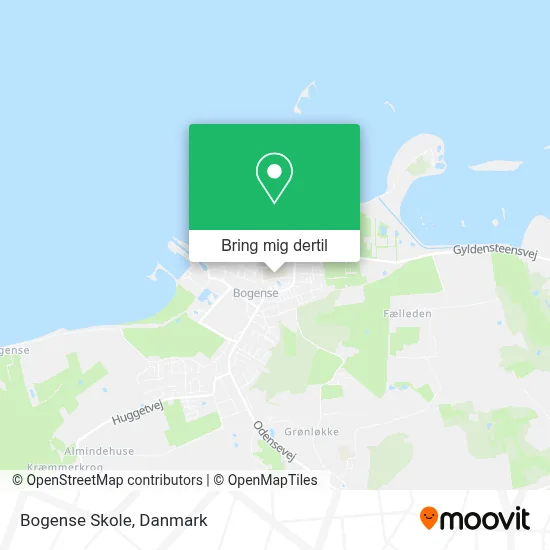 Bogense Skole kort