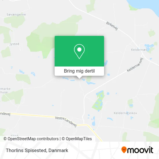 Thorlins Spisested kort
