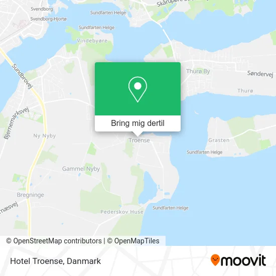 Hotel Troense kort