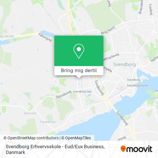 Svendborg Erhvervsskole - Eud / Eux Business kort