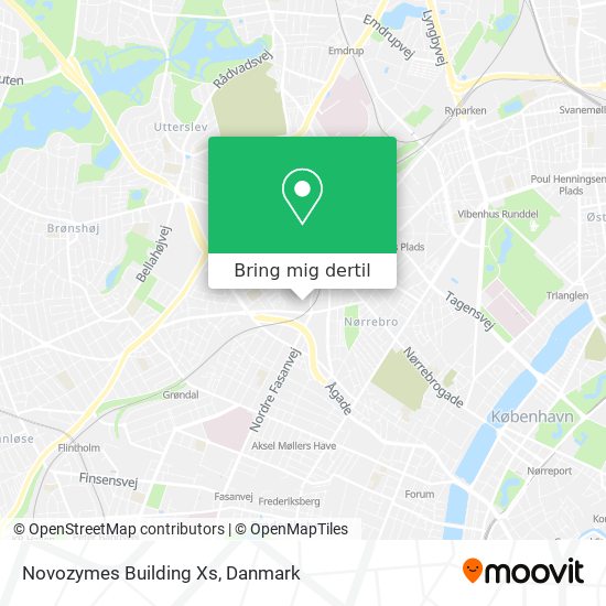Novozymes Building Xs kort