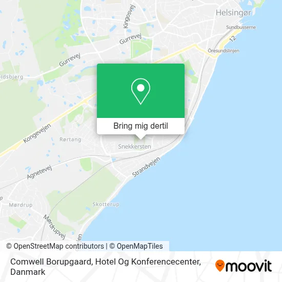 Comwell Borupgaard, Hotel Og Konferencecenter kort
