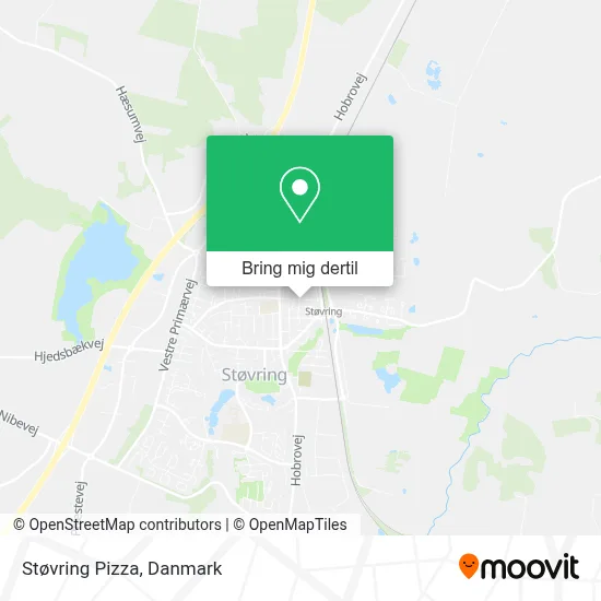 Støvring Pizza kort