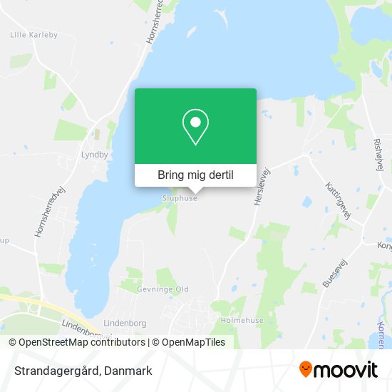 Strandagergård kort
