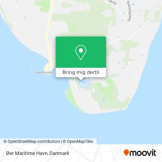 Øer Maritime Havn kort