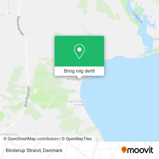 Binderup Strand kort