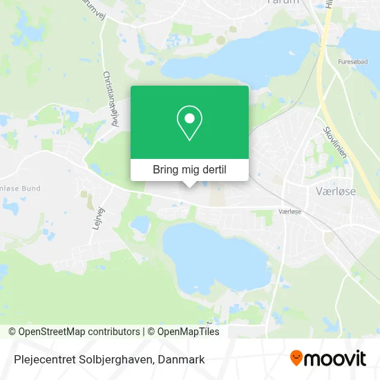 Plejecentret Solbjerghaven kort