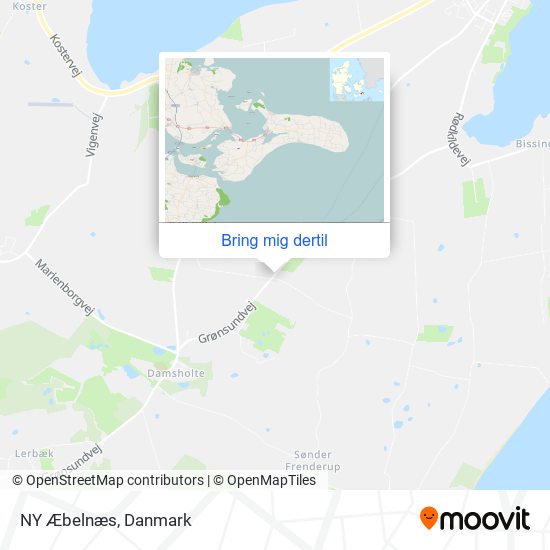 NY Æbelnæs kort