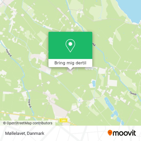 Møllelavet kort