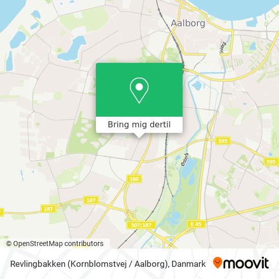 Revlingbakken (Kornblomstvej / Aalborg) kort