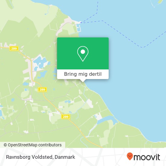 Ravnsborg Voldsted kort