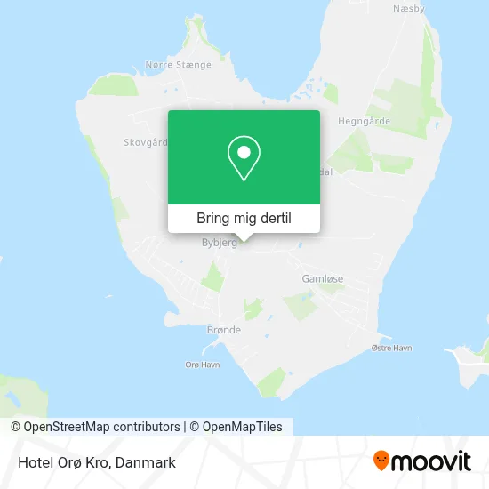 Hotel Orø Kro kort