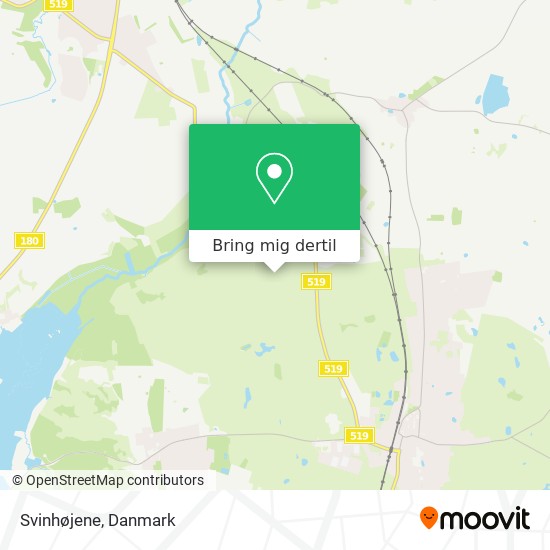 Svinhøjene kort