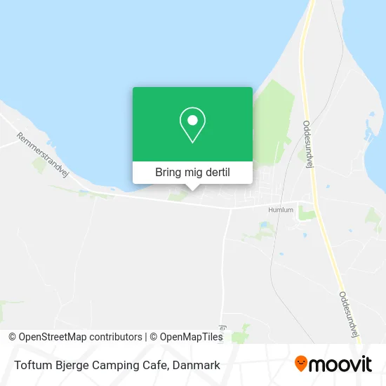 Toftum Bjerge Camping Cafe kort