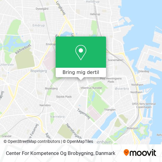 Center For Kompetence Og Brobygning kort