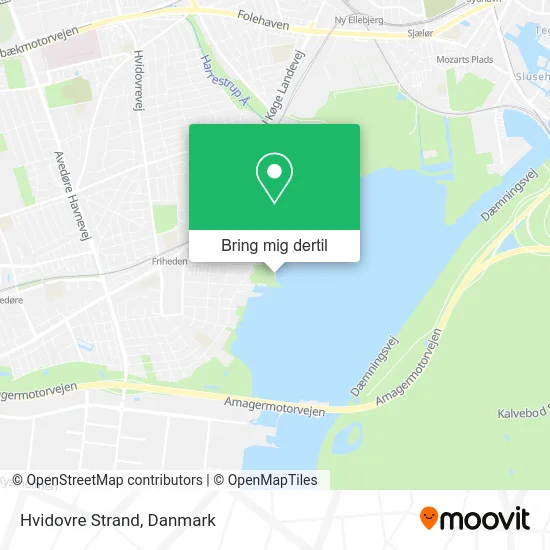 Hvidovre Strand kort