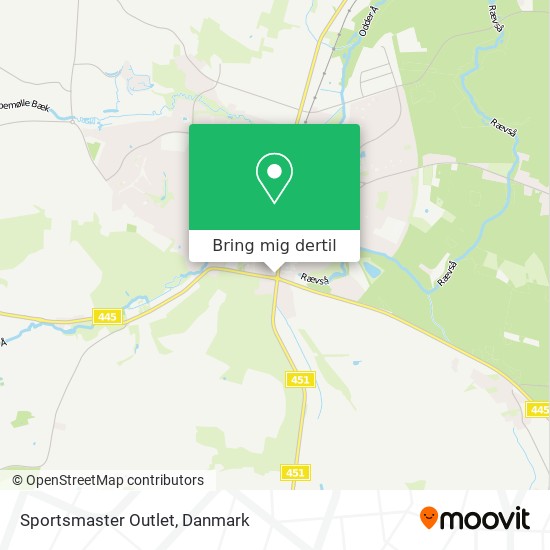 Sportsmaster Outlet kort