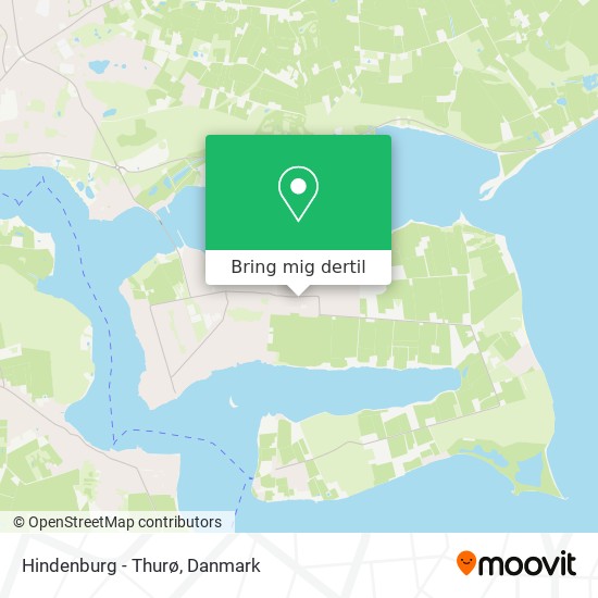 Hindenburg - Thurø kort