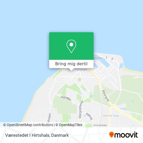 Værestedet I Hirtshals kort