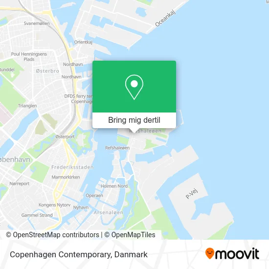 Copenhagen Contemporary kort