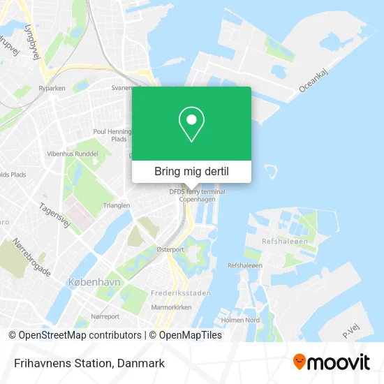 Frihavnens Station kort