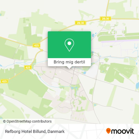 Refborg Hotel Billund kort