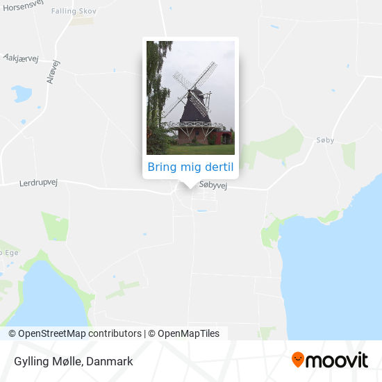 Gylling Mølle kort