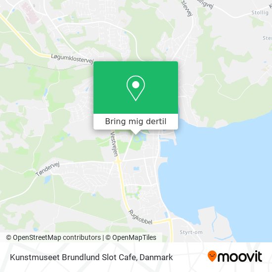 Kunstmuseet Brundlund Slot Cafe kort