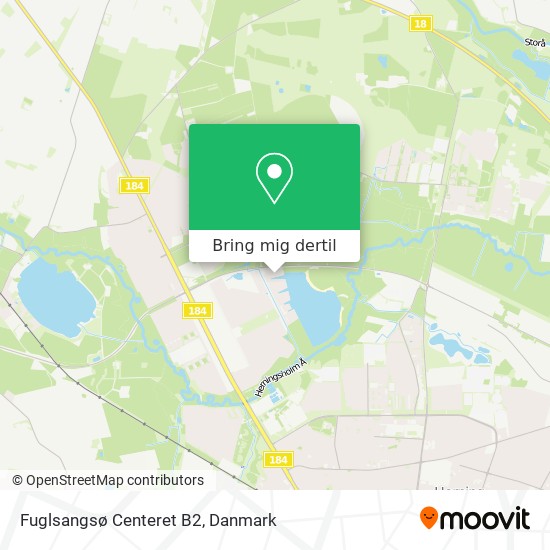 Fuglsangsø Centeret B2 kort