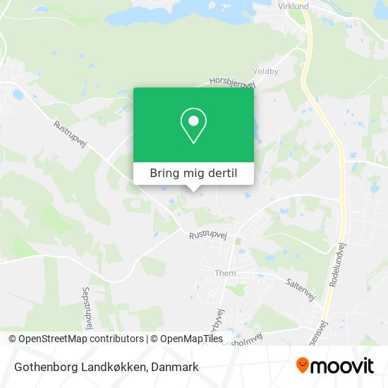 Gothenborg Landkøkken kort