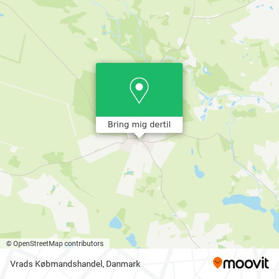 Vrads Købmandshandel kort