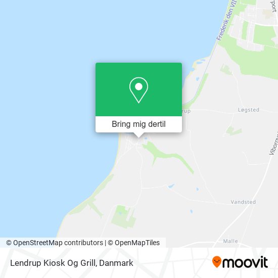 Lendrup Kiosk Og Grill kort