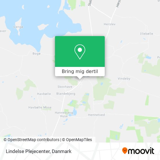 Lindelse Plejecenter kort