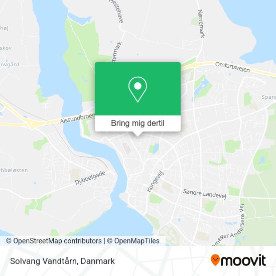 Solvang Vandtårn kort