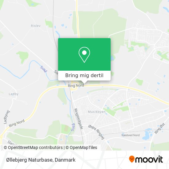 Øllebjerg Naturbase kort